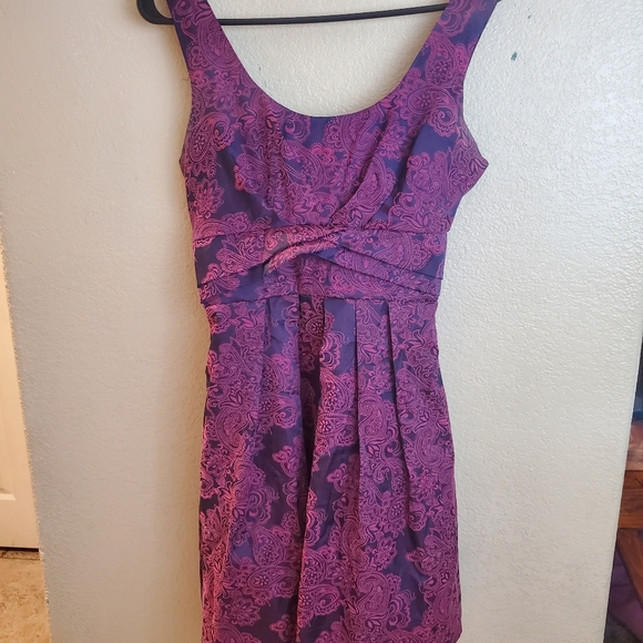 Delia's Y2K Purple Rockabilly Sleeveless Fit and Flare Retro Dress - Picture 2 of 10